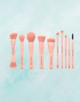 Pink Flamingo Vegan Brush Set