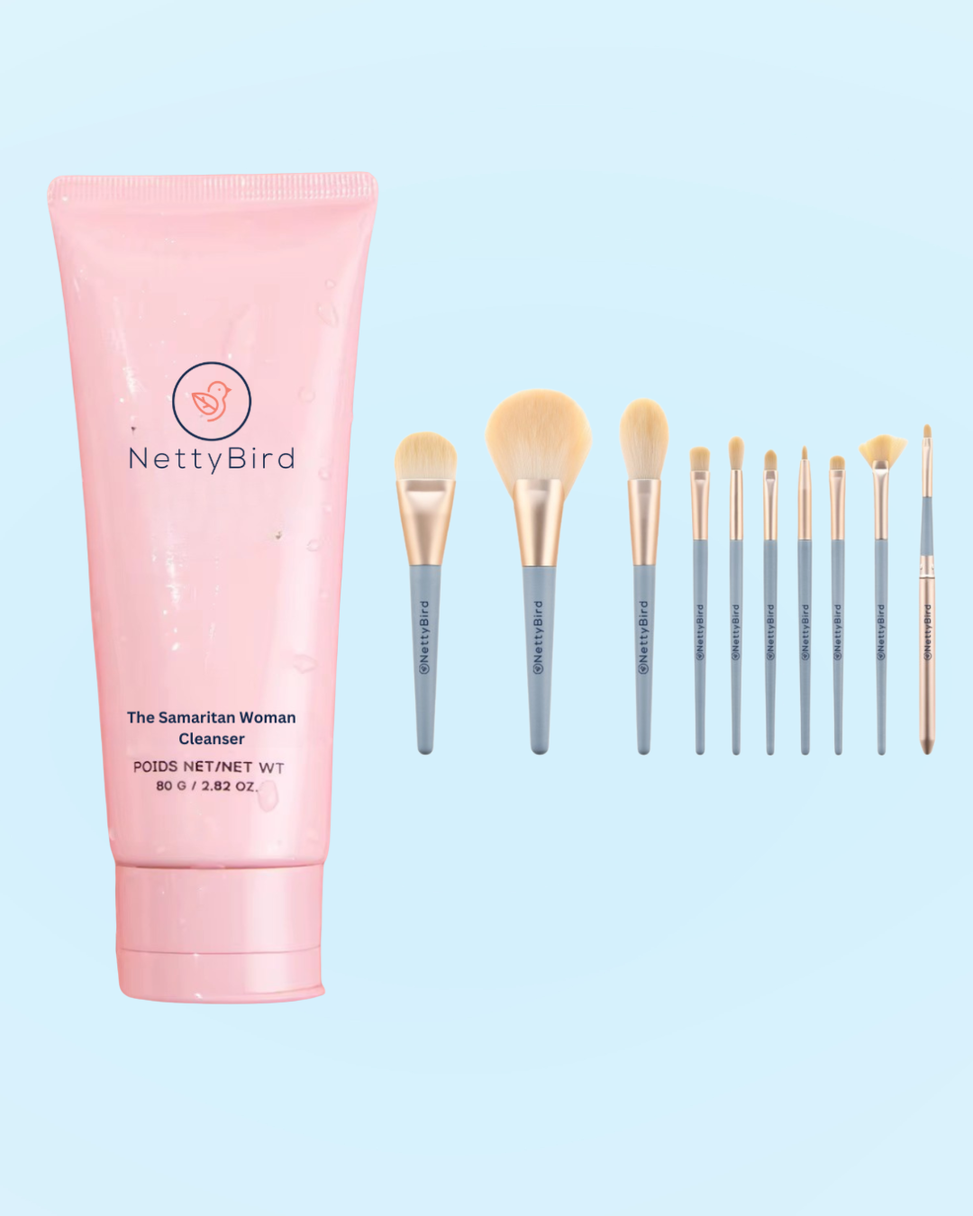 Ready, Set, Glow – Brush & Cleanser Set